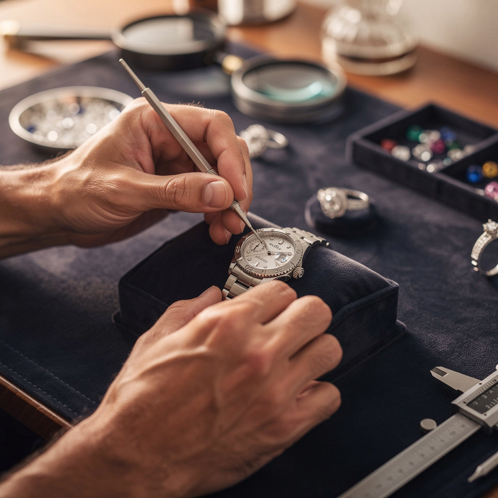 The Vault Jeweler showcasing expert custom jewelry design and luxury watch services in San Diego